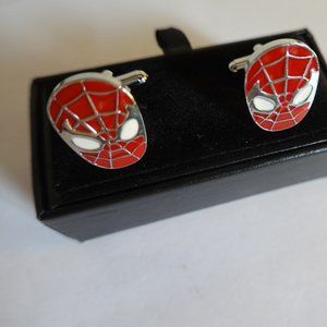 Spiderman Cufflinks- Brand new